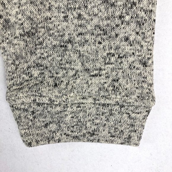 Eddie Bauer Men's Size XX-Large Grey Fleece Lined Knit Partial Snap Pullover - Picture 6 of 12